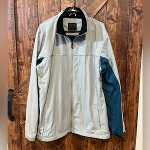 Oakley VTG blue and‎ gray y2k all weather jacket size large EUC see description